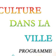 Culture dans la ville - Avril 2018