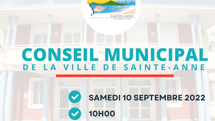  CONSEIL MUNICIPAL DU SAMEDI 10 SEPTEMBRE 2022