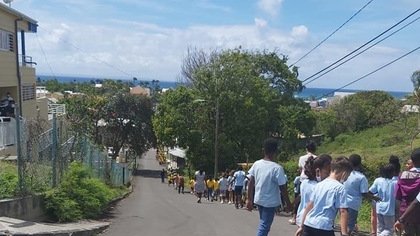 Les écoles du Bourg de la Ville de Sainte-Anne ont participé à un exercice de mise en sûreté et d'évacuation 