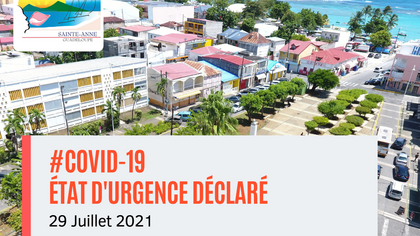 COVID-19/ETAT D'URGENCE SANITAIRE : La Ville de Sainte-Anne prend de nouvelles dispositions concernant l'accueil du public dans les différents bâtiments communaux