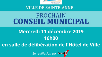 Conseil municipal - 6ème session ordinaire