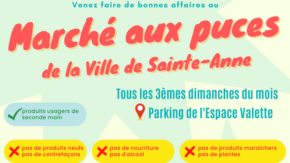 MARCHÉ AUX PUCES DE VALETTE : fonctionnement, tarification et modalités d'inscription