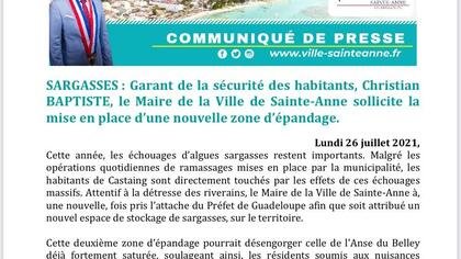 COVID I Fermeture temporaire de la régie scolaire et de la crèche municipale de la Ville de Sainte-Anne suite à la détection de cas positifs au coronavirus.