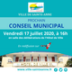 1ERE SESSION ORDINAIRE DU NOUVEAU CONSEIL MUNICIPAL 2020 
