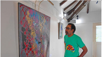 DECES D'ALAIN CAPRICE, ARTISTE-PEINTRE RÉSIDENT DE SAINTE-ANNE