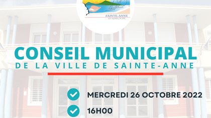 CONSEIL MUNICIPAL DU MERCREDI 26 OCTOBRE 2022