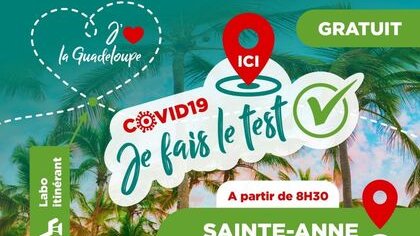 Covid19 : Nouvelle matinée de dépistage à Sainte-Anne