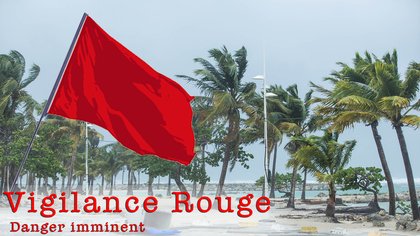 ISAAC - LA GUADELOUPE PASSERA EN ALERTE ROUGE A 20H