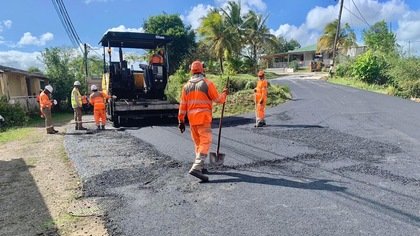 BELLE-PLACE/GOULIN : TRAVAUX D'ENROBAGE