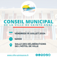 Vie Municipale : 3ème session du Conseil Municipal de l'année 2024