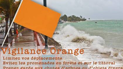 ISAAC - LA GUADELOUPE PASSE EN VIGILANCE ORANGE