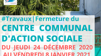 Fermeture du Centre Communal d'Action Sociale pour travaux 