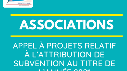 Appel à projets associatifs relatif à l'attribution de subvention au titre de l'année 2021/2022