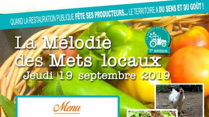La mélodie des mets locaux