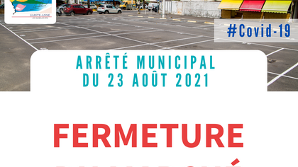 FERMETURE DU MARCHÉ LA FLO JUSQU'À NOUVEL ORDRE