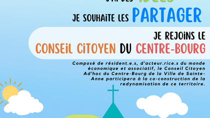 Centre-Bourg : appel à candidatures pour le Conseil Citoyen PVD