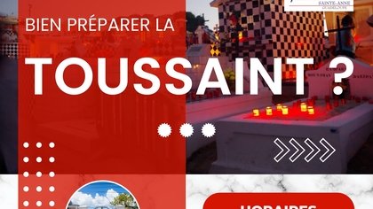 Toussaint : les dispositions prises par la ville de Sainte-Anne