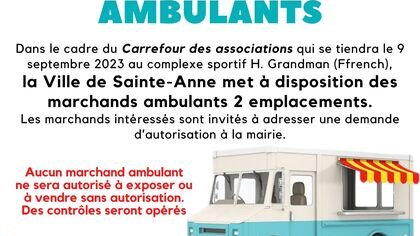 Avis de publicité pour une occupation temporaire du domaine public