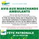 Avis de publicité pour une occupation temporaire du domaine public 