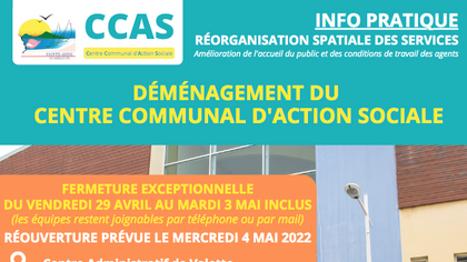 LE CCAS DÉMÉNAGE