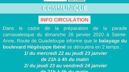 Balayage du boulevard Ibéné