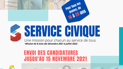 Service Civique 2021/2022 : La Ville de Sainte-Anne lance sa nouvelle campagne de recrutement 
