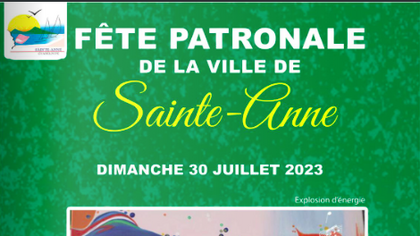 Fête patronale 2023 de la Ville de Sainte-Anne
