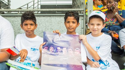 Les petits saintannais en mode Coupe Davis 