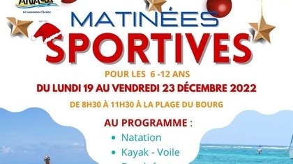 MATINÉES SPORTIVES DES VACANCES DE NOËL