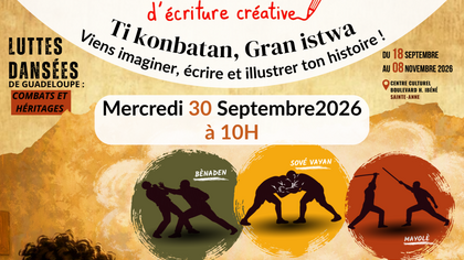 ATELIER D'ÉCRITURE CRÉATIVE
