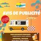 Avis de publicité pour une occupation temporaire d'emplacements réserves à l'activité ambulante sur la plage du Bourg