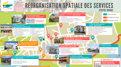 LA RÉORGANISATION SPATIALE DES SERVICES SE POURSUIT POUR UN MEILLEUR ACCUEIL DES USAGERS