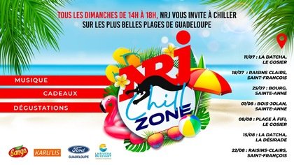NRJ CHILL ZONE À SAINTE-ANNE 