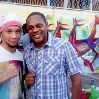 Le boxeur Keyshan Jacoby Koali de passage au festival