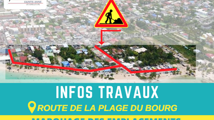TRAVAUX l Fermeture de la route de la plage