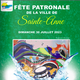 Fête patronale 2023 de la Ville de Sainte-Anne
