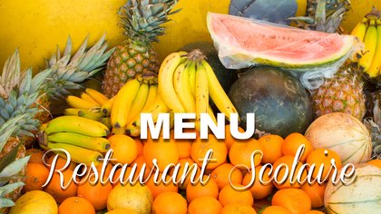 Les menus de vos enfants 