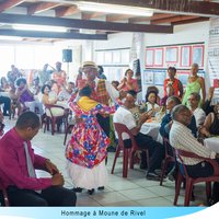 Prestation de jeunes danseurs de biguine.
