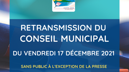 6ÈME SESSION ORDINAIRE DU CONSEIL MUNICIPAL DE LA VILLE DE SAINTE-ANNE