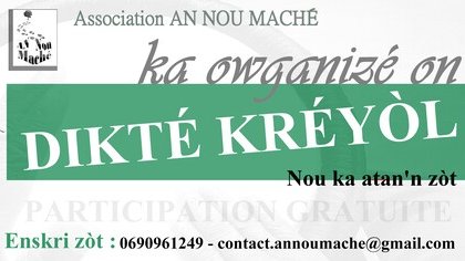 Dikté Kréyol de An nou maché