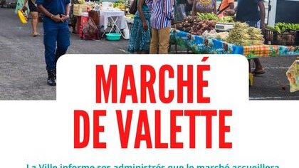 OUVERTURE DU MARCHÉ DE VALETTE