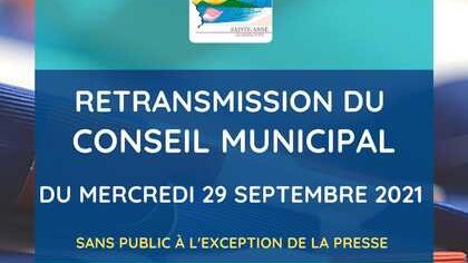 5ÈME SESSION ORDINAIRE DU CONSEIL MUNICIPAL DE LA VILLE DE SAINTE-ANNE 