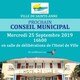 CONSEIL MUNICIPAL