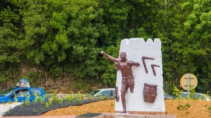 Fin des travaux d'embellissement du Rond-point du Neg Mawon 