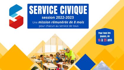 SERVICE CIVIQUE 2022-2023 - 2ème VAGUE 