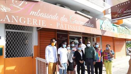 Economie : une délégation de la CMA en visite à Sainte-Anne