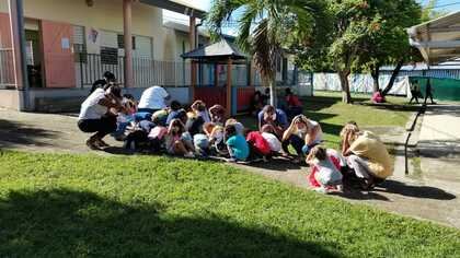 SISMIK 2020 : exercice de terrain à l'école Richard Pierrot de Chateabrun