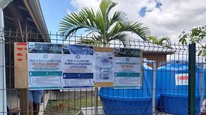 En raison des difficultés de production en eau...