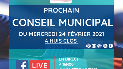 1ÈRE SESSION ORDINAIRE 2021 DU CONSEIL MUNICIPAL