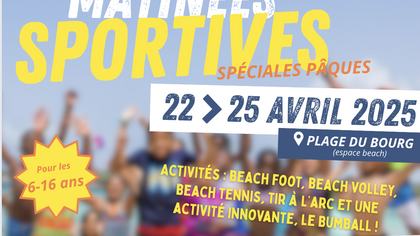 Les "matinées sportives" reviennent pendant les vacances de Pâques